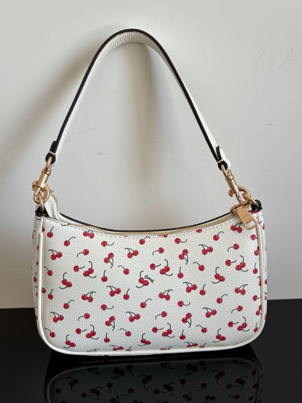 Coach Teri Cherry Print Shoulder Bag - Picture 4 of 9